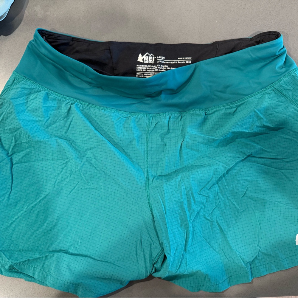 REI Women's Teal Athletic Shorts